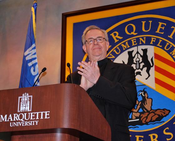 Tribune file photo - The Rev. Robert A. Wild will serve as university interim president during the committees search