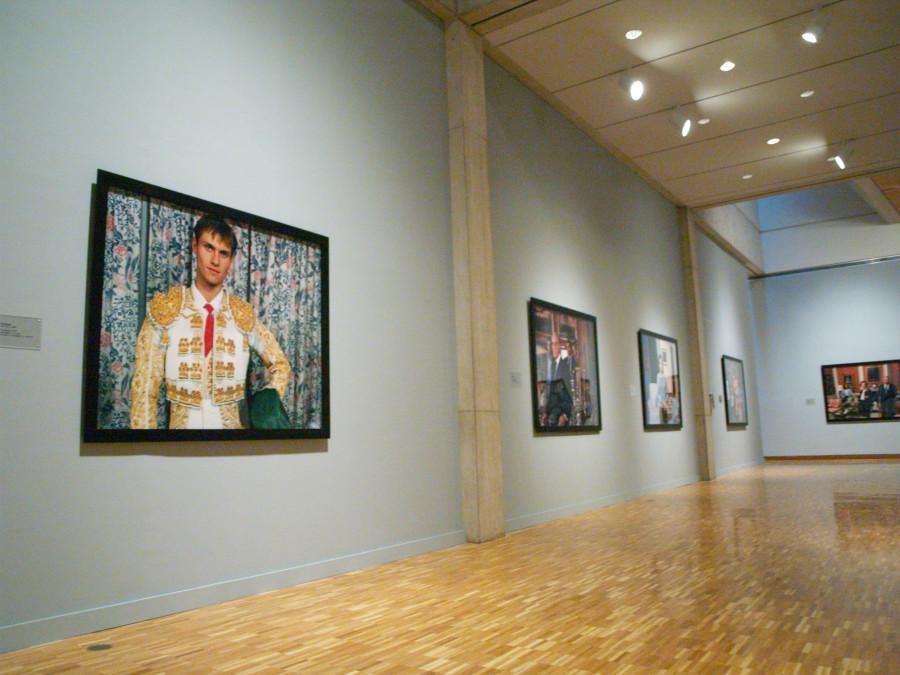 Artwork by artist Tina Barney is displayed in the Haggerty Art Museum. Photo by Daniel Alfonzo / daniel.alfonzo@marquette.edu