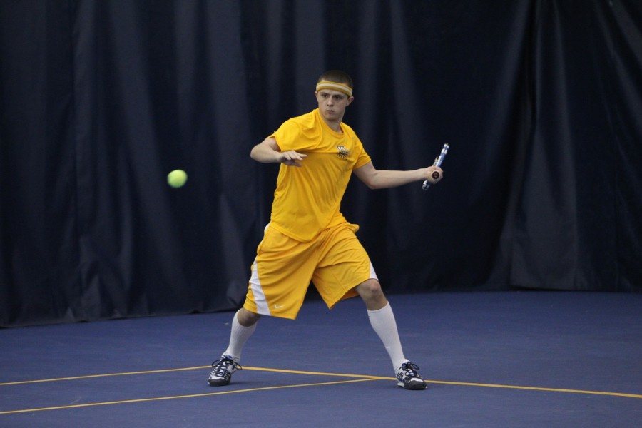 Junior Dan Mamalat had a great weekend in the Wildcat Invite. Photo courtesy of Marquette Athletics.