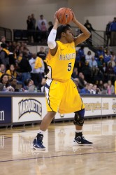 Senior guard Katie Young. Photo by Daniel Alfonzo/ daniel.alfonzo@marquette.edu