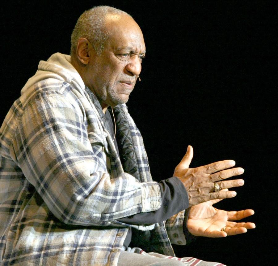 Bill Cosby performs at the F.M. Kirby Center in Wilkes-Barre, Pa., Friday, April 5, 2013. (AP Photo/The Citizens Voice, Kristen Mullen)