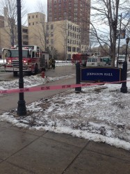 Johnston Hall gas leak caused by Sensenbrenner construction