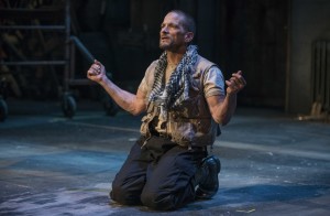 James DeVita as The Poet in Milwaukee Repertory Theater's  2013/2014 Quadracci Powerhouse production of An Iliad. Photo by Michael Brosilow. Courtesy of Cindy Moran.
