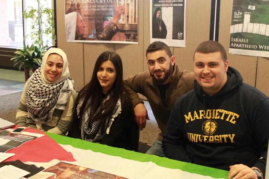 Members of Students for Justice in Palestine will host Marquette’s first Israeli Apartheid Week this week.
