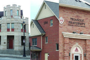 Delta Chi, Sigma Phi Delta and the Triangle fraternities were all issued warnings by the Division of Student Affairs following incidents of sexual misconduct and hazing reported to the Department of Public Safety and the Milwaukee Police Department. Photos by Xidan Zhang / xidan.zhang@marquette.edu