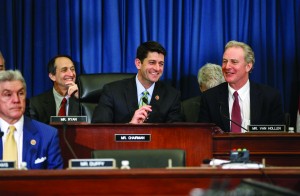 House Budget Committee Chairman Rep. Paul Ryan (R-Wis.) presides over a markup session where House Republicans are are pressing ahead with a slashing plan to try to balance the budget within 10 years. (AP Photo/J. Scott Applewhite)