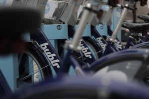 Bublr bikes give Milwaukee residents a new mode of transportation around the city. Photo by Cassie Rogala/cassie.rogala@marquette.edu