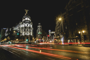 Madrid Metropolis Long Exposure