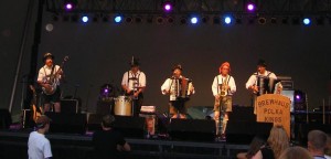 The Brewhaus Polka Kings will perform at 12:30 p.m. on Friday as part of MKE Octoberfest. Photo via mkeoctoberfest.com