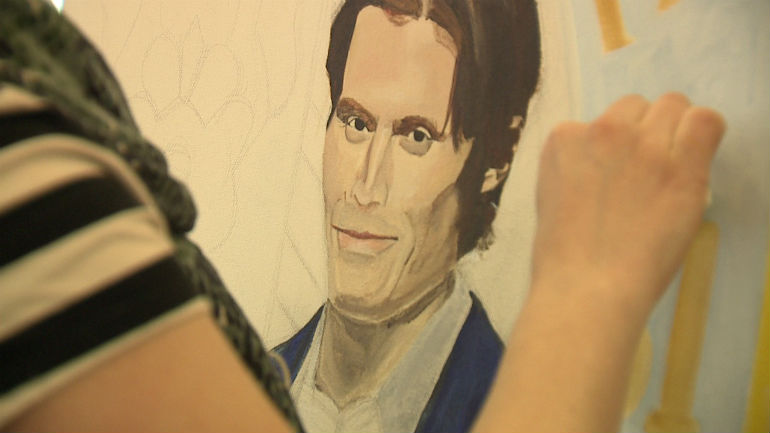Painted James Foley portrait to be hung at end of February