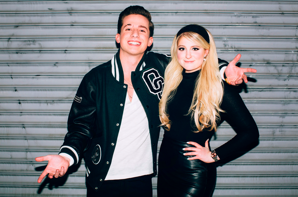 Charlie Puth and Meghan Trainor collaborate on the new single and music video Marvin Gaye