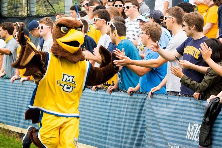 The Golden Eagle has been a key part of Marquettes athletic image for years.