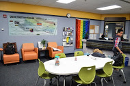 A look inside the new LGBT resource center, which will have a new coordinator soon.  Photo by Matthew Serafin/ matthew.serafin@marquette.edu