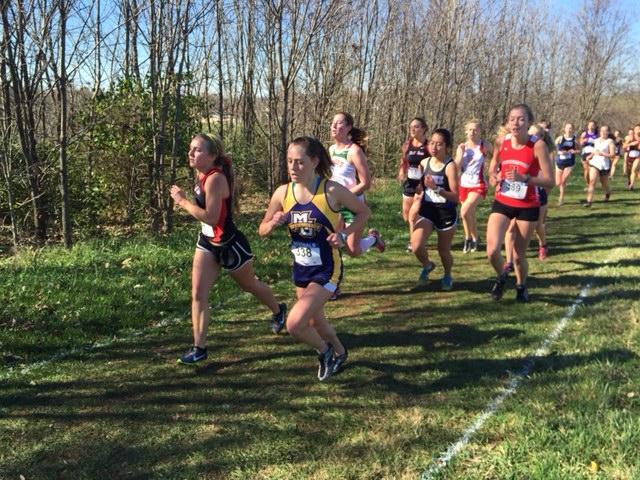 Junior Shelby Koontz was Marquettes top female finisher in the teams first trip to the NIRCA XC National Championship. Photo courtesy of Xander Jacobson