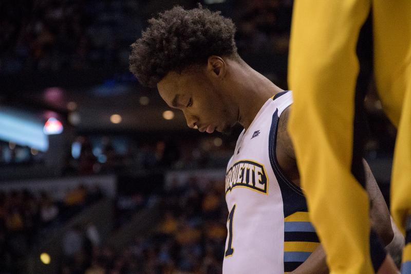 Duane Wilson had a game-high 19 points in the loss (Photo by Brian Georgeson/brian.georgeson@mu.edu)