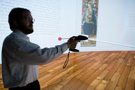 Located in Engineering Hall, MARVL is an immersive technology that allows students to view life-size projected images with 3-D glasses. Photo by Ben Erickson/benjamin.erickson@marquette.edu