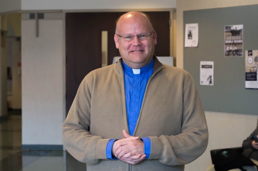 Beausoleil helped create the MUPD Mission and Vision Statements in his role as Chaplain. Photo by Meredith Gillespie/meredith.