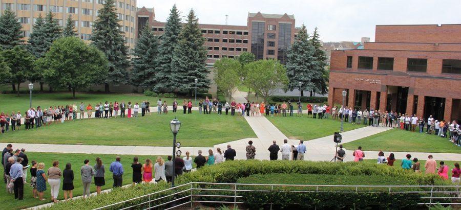 The Marquette community gathered in a prayer for peace following violence in Sherman Park this month. As the administration announces plans for promoting change, student solidarity cannot stop here.