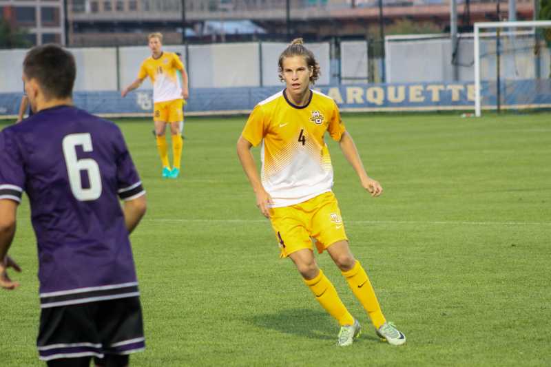 Toby Howell has scored in Marquettes last two games, the first goals of his MU career.