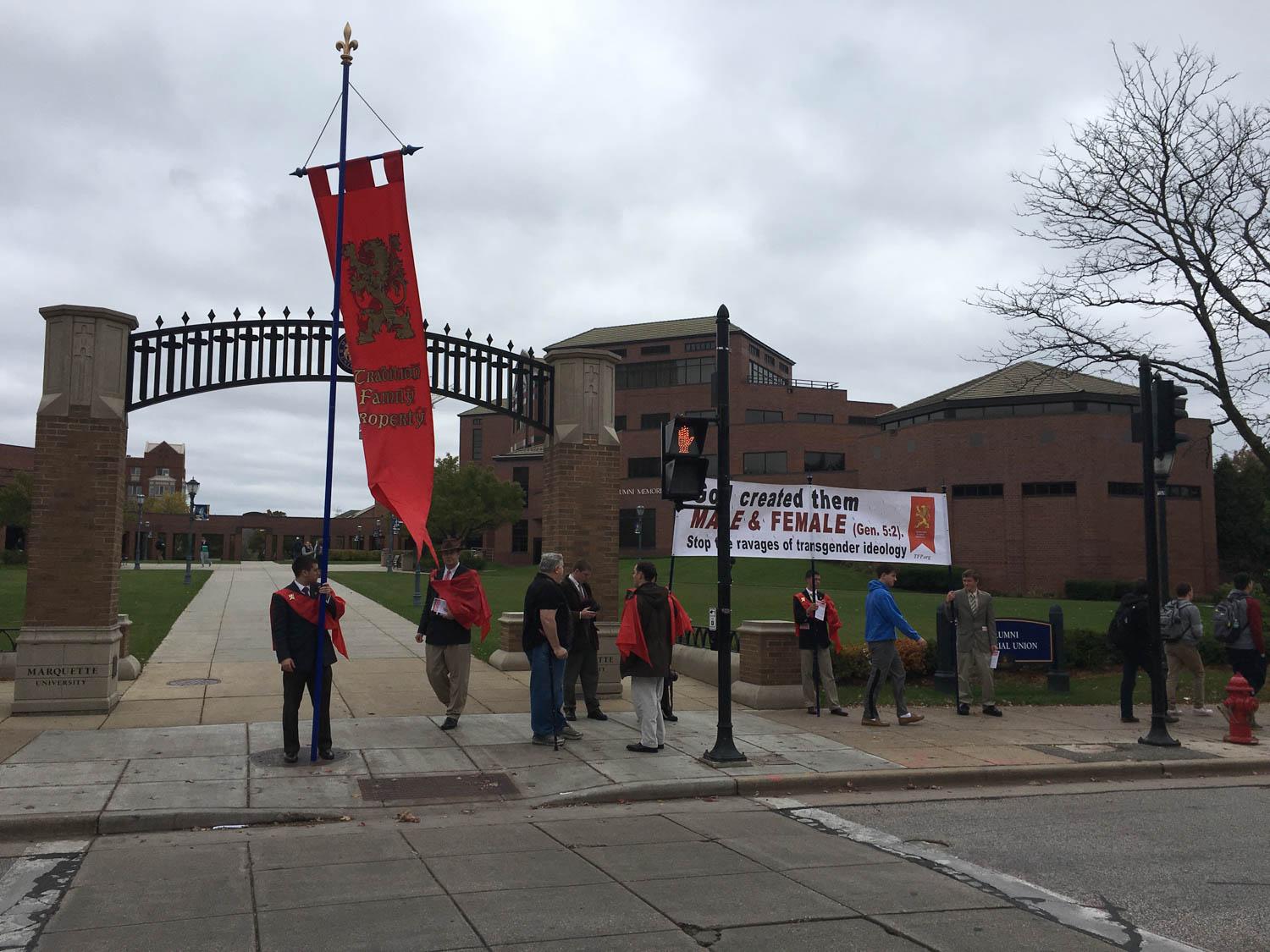 [News] [WI, USA] Protest Voices Disapproval Of Marquette’s Transgender ...