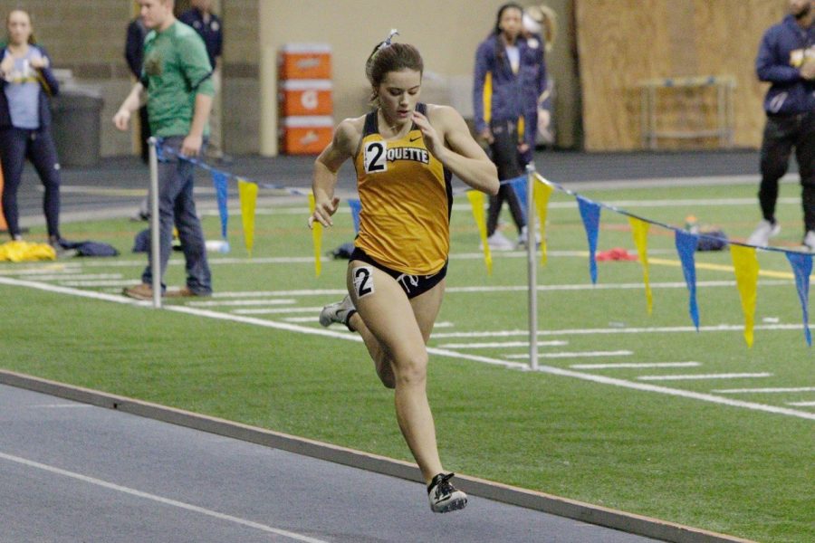 Goodrich competed in the 600-meter dash and the 4x400.