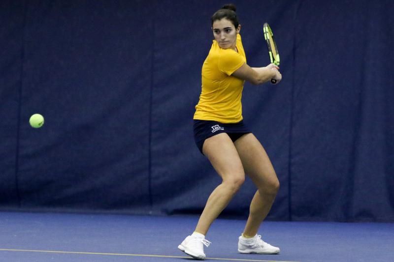 Silvia Ambrosio was successful playing doubles with Fleur Eggick this weekend.