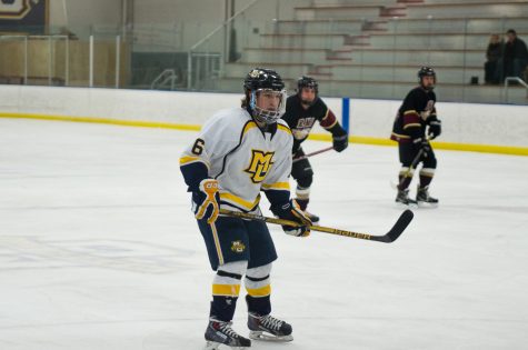 Michael Desalvo scored in Marquettes first game against Bradley this weekend.