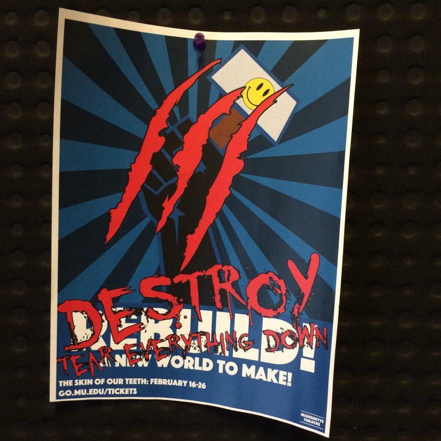 A poster advertising MU Theatre's 