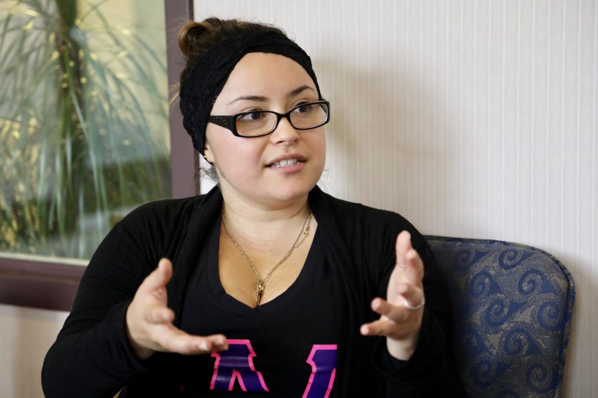 Fabiola Magaña, a senior in the College of Nursing, is a first-generation student.