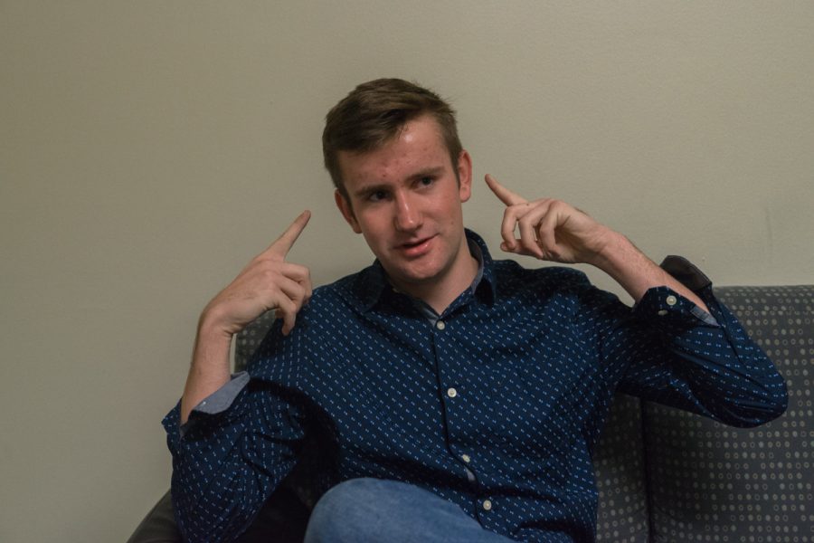 Freshman Kevin OFinn recently launched his company Headphones+, which features bluetooth earbuds that are made to help avid night runners avoid being hit by cars due to low visibility.