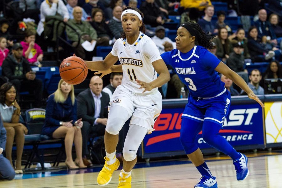 Allazia Blockton scored just eight points against DePaul in the BIG EAST Championship game loss, the worst loss in the Carolyn Kieger era.