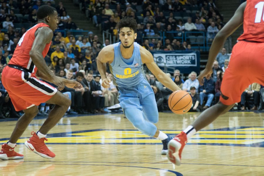 Sophomore Markus Howard finished with 29 points in Marquettes loss to Georgia.