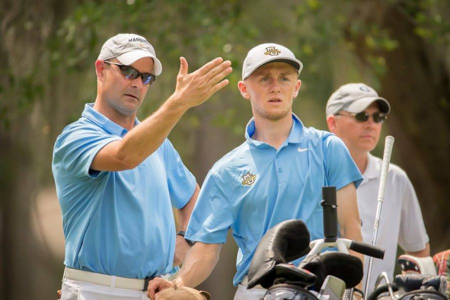 Mens golf earned its first spot in the top 25 last October. Photo courtesy: Marquette Athletics