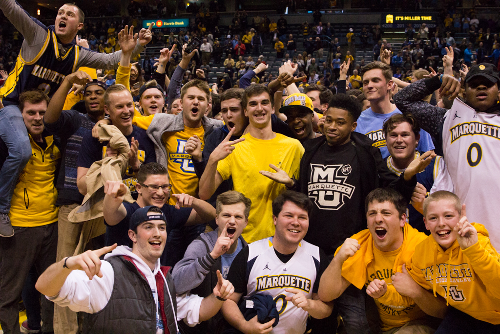When Marquette defeated No. 1 Villanova last year, fans stormed the court, providing lasting memories even for those that werent at the game.
