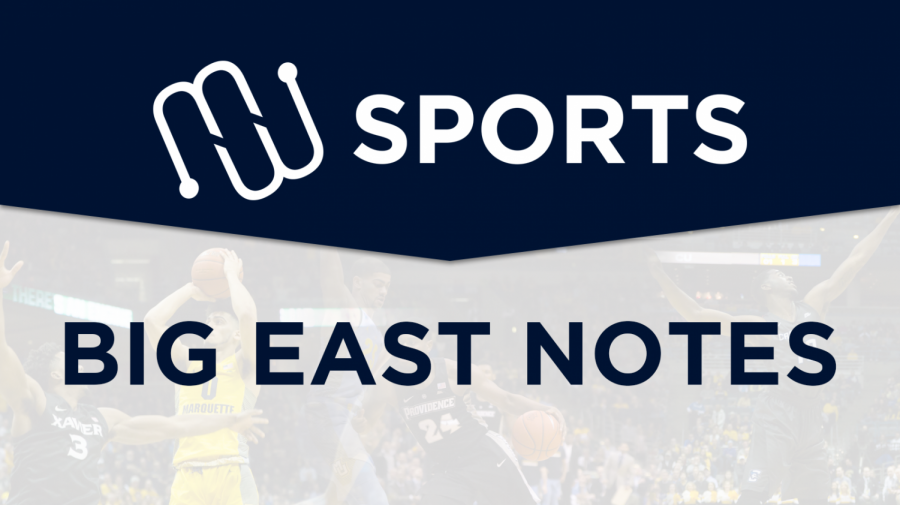 BIG EAST NOTES: Conference season hits halfway point