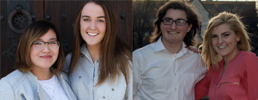 The MUSG presidency and vice presidency election will be held from 12:00 a.m. to 10 p.m. March 27. Photos courtesy of campaign members. 