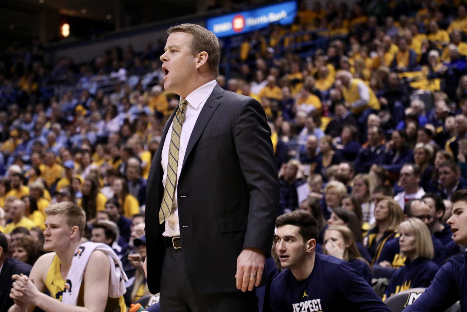 Men's basketball head coach Steve Wojciechowski (pictured) and his staff have reached out to several potential point guard transfers.