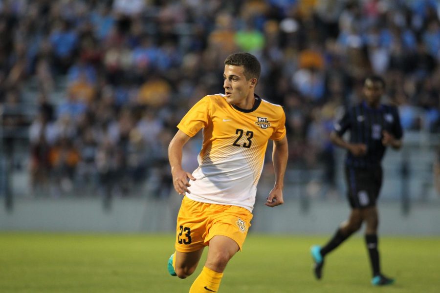Diego Nunez has come off the bench in four of Marquettes first five matches. (Photo courtesy of Marquette Athletics)