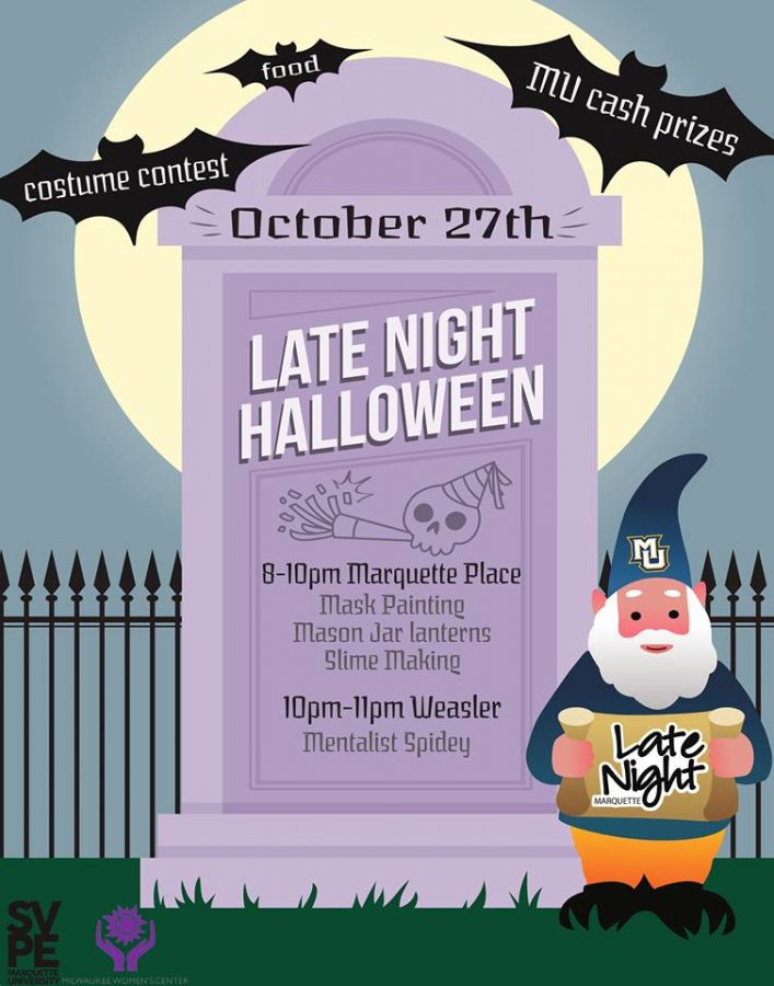 Late Night Halloween event will take place Saturday