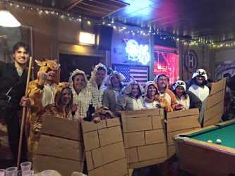 A group dressed as Noah's Ark participated in last year's competition. 