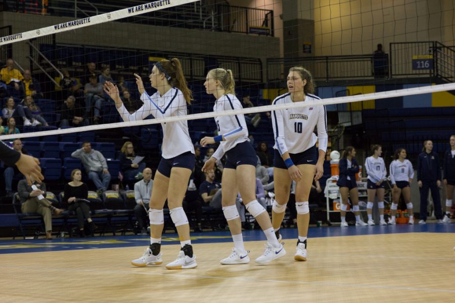 Marquette notches third consecutive win in sweep of Georgetown
