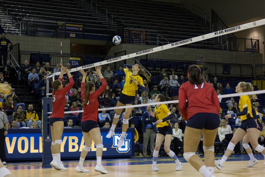 Marquette ends regular season with sweep over St. Johns