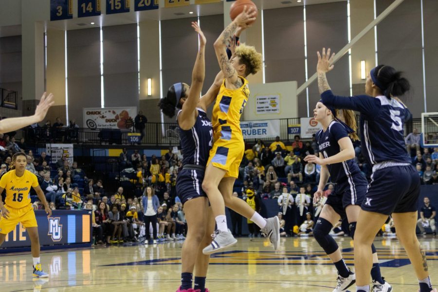 Womens basketball secures share of BIG EAST title