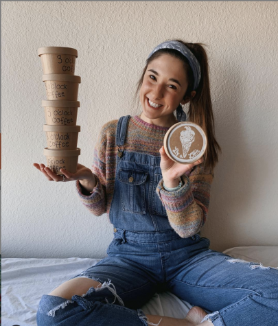 Olivia Menzia, a senior in the College of Communication, started her own vegan ice cream shop earlier this year. 
Courtesy of Olivia Menzia