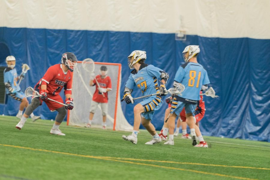 Mens lacrosse loses third straight with key contributors suspended