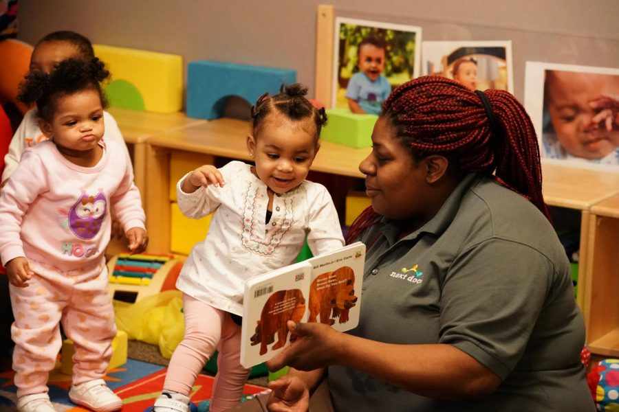 The staff at Next Door Milwaukee helps children aged zero to five improve literacy.