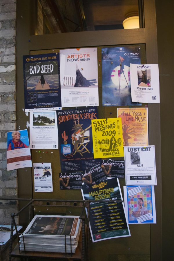 Some locations have bulletin boards and racks of flyers that provide promotional opportunities for local events.
