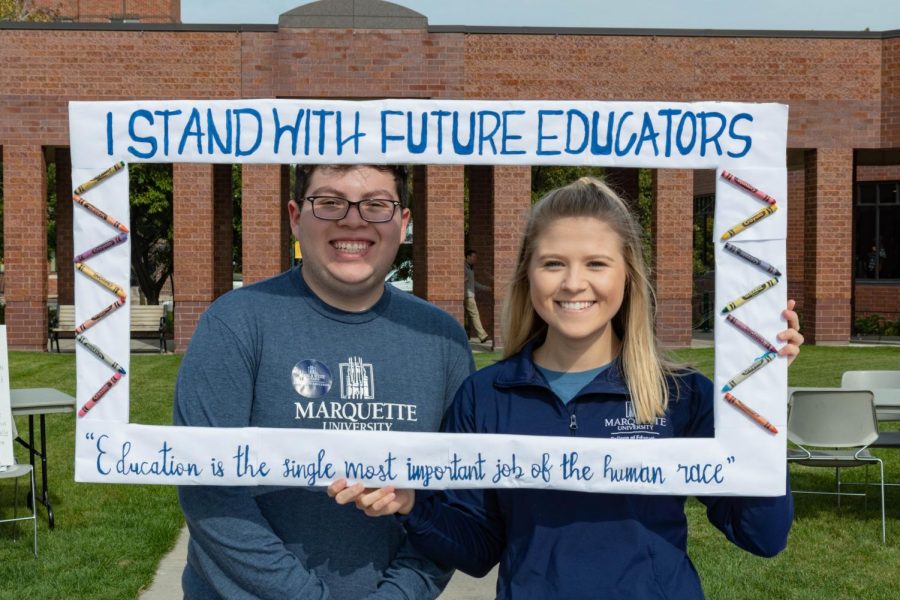 College of Education held a rally Oct. 10. 