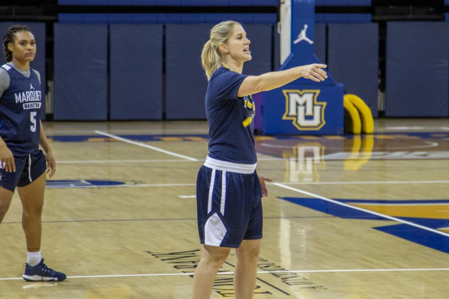 Megan Duffy is the new womens basketball coach.