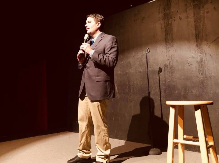 Bob Schram, two-time Marquette alumnus and adjunct instructor in the College of Communication, is a seasoned stand-up comedian and sketch writer.